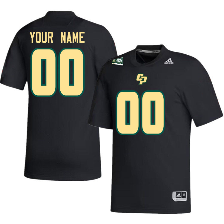 Custom Cal Poly Mustangs Name And Number College Football Jerseys Stitched-Black